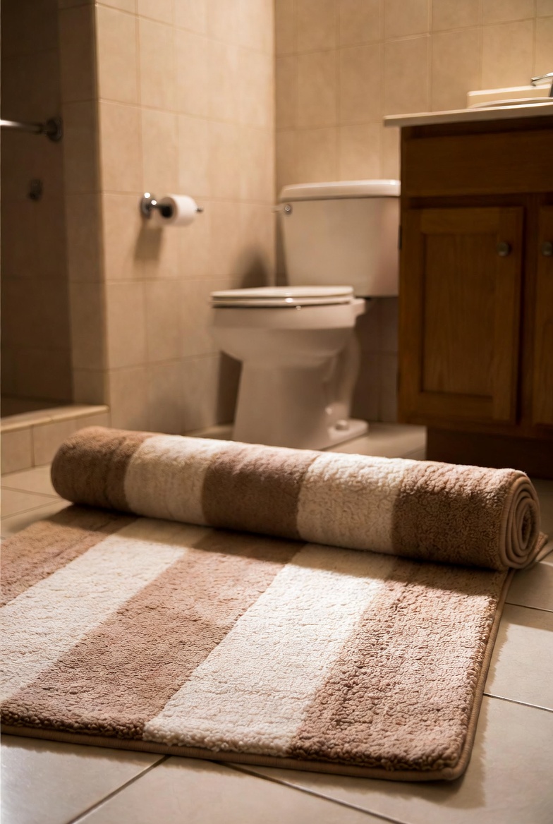 Add a Stylish Bathroom Rug or Mat