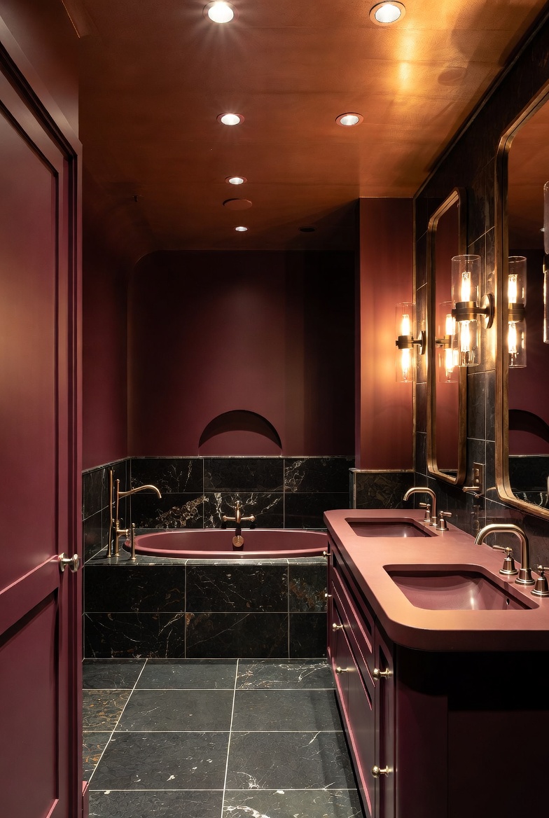 Burgundy Rich and Intimate