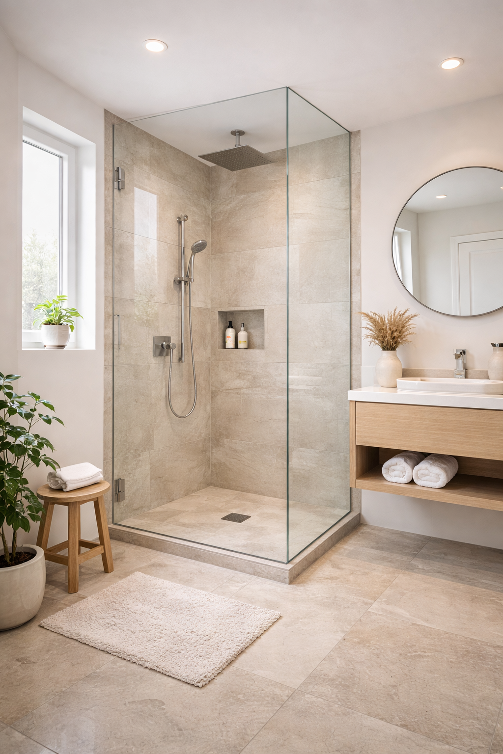 Corner Glass Shower Ideas