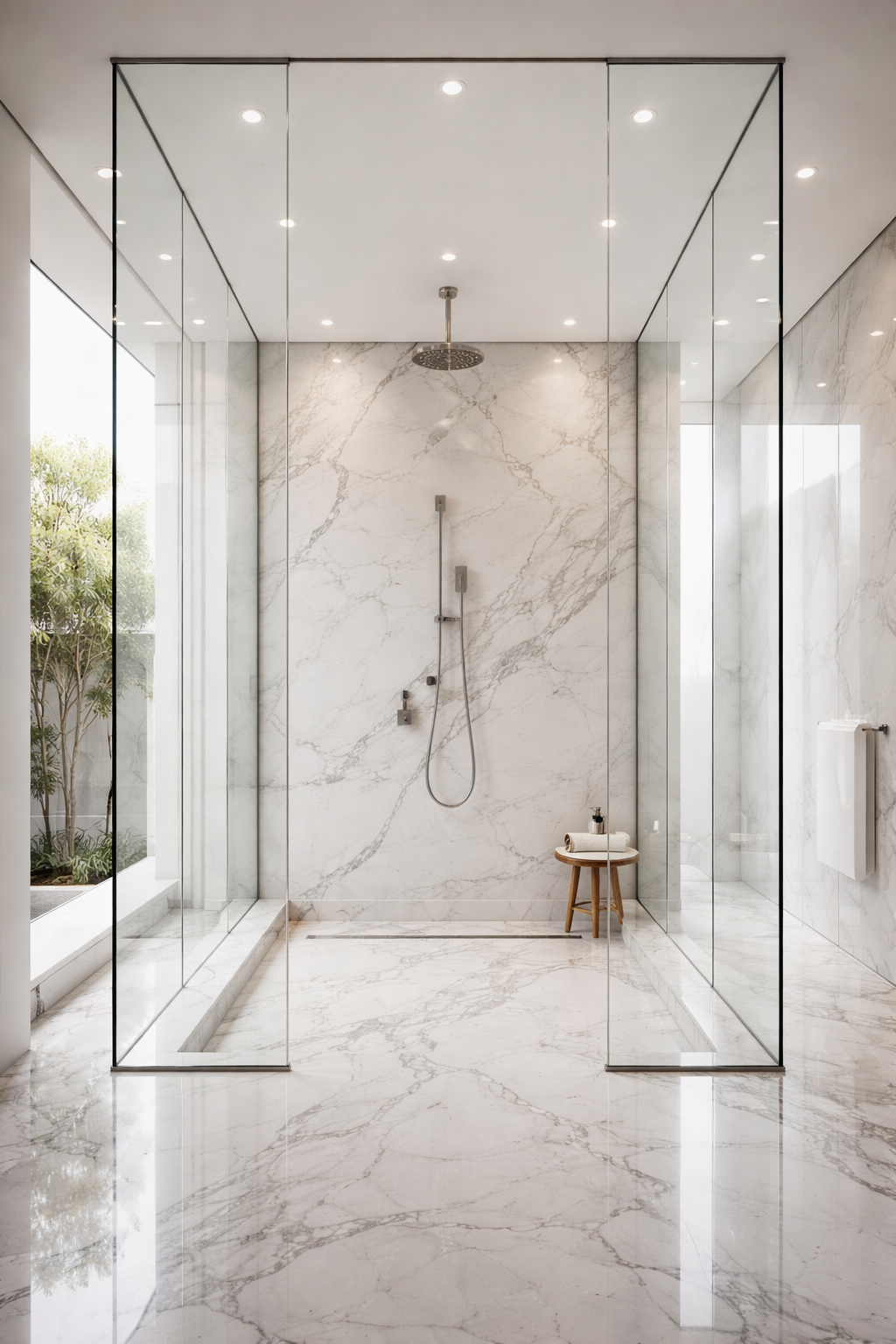 Floor-to-Ceiling Glass Panels