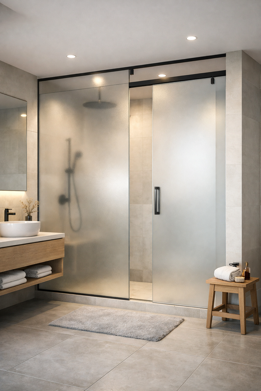 Frosted Glass for Subtle Separation