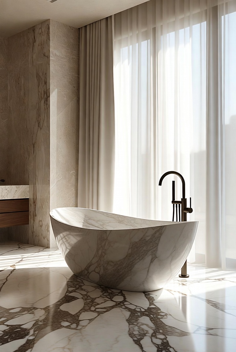 Install a Statement Freestanding Tub