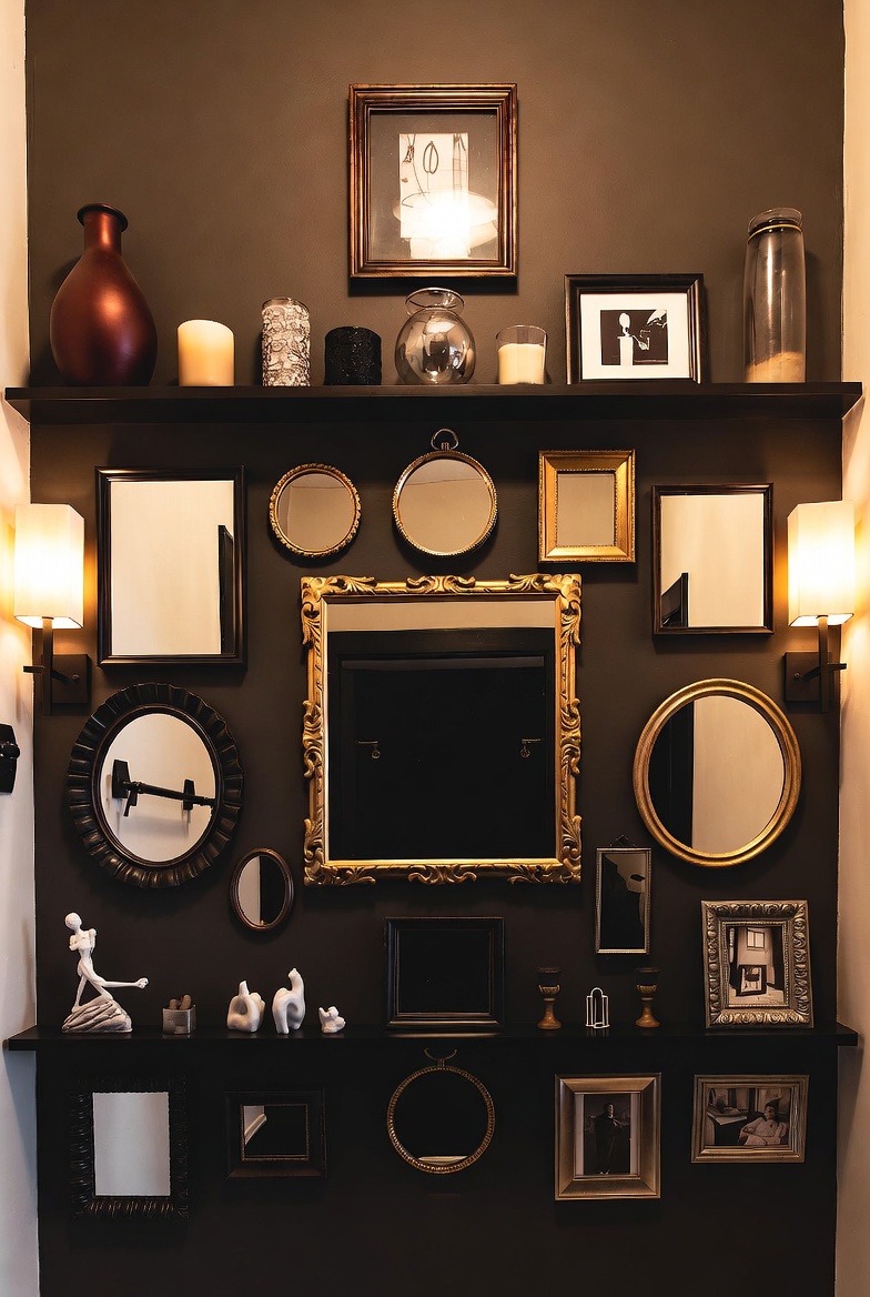 Layered Wall Styling for Depth