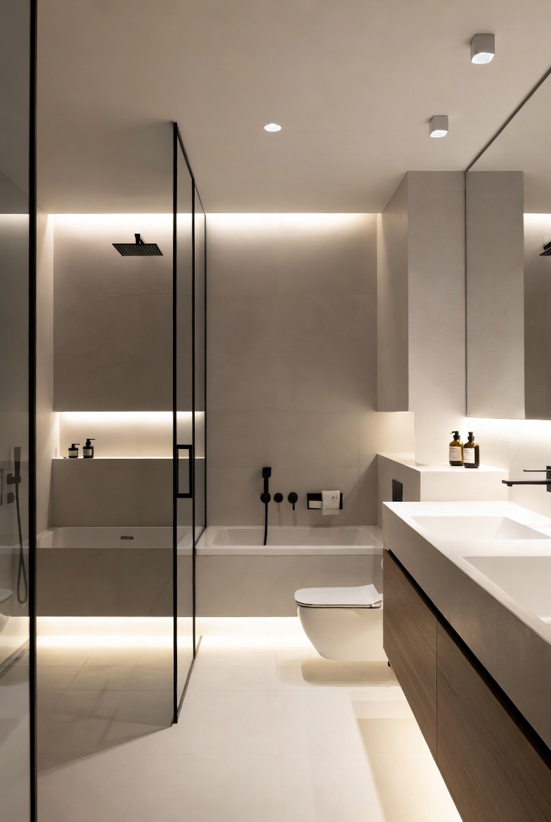 Matching Lighting Style with Bathroom Design