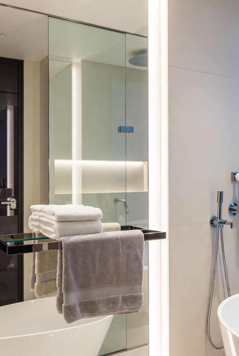 Minimal Towel Displays for Modern Elegance