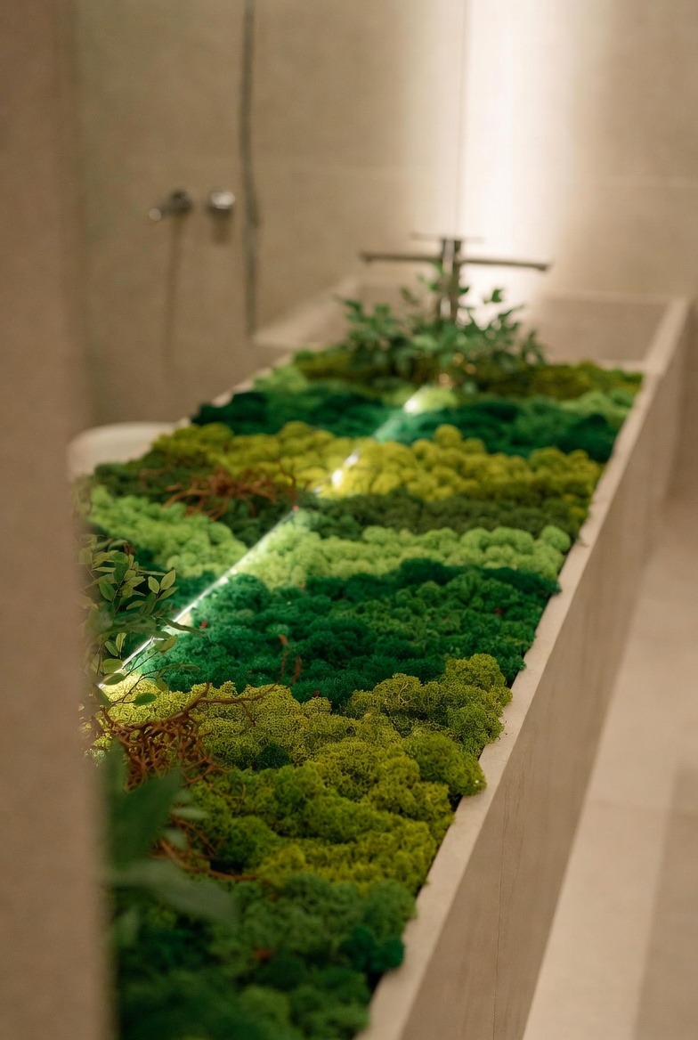 Moss Displays for Natural Calm