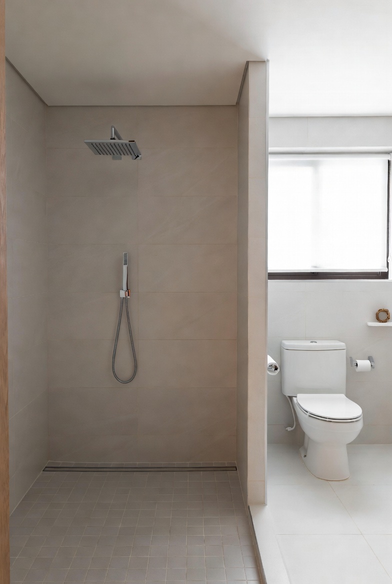 Open Concept Walk-In Showers