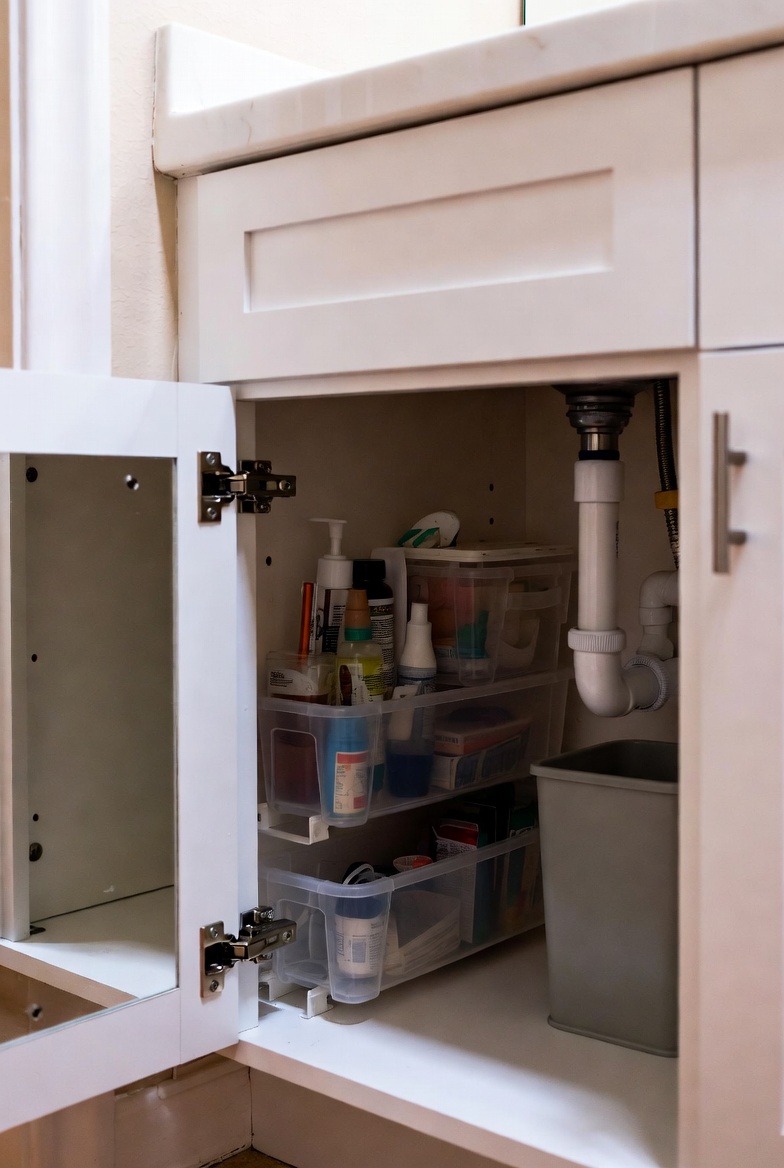 Optimize Under-Sink Cabinets