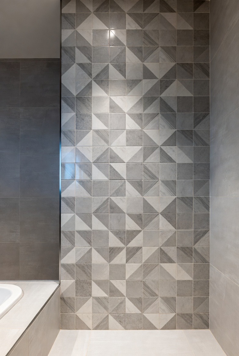Patterned Tiles with Matte Finishes