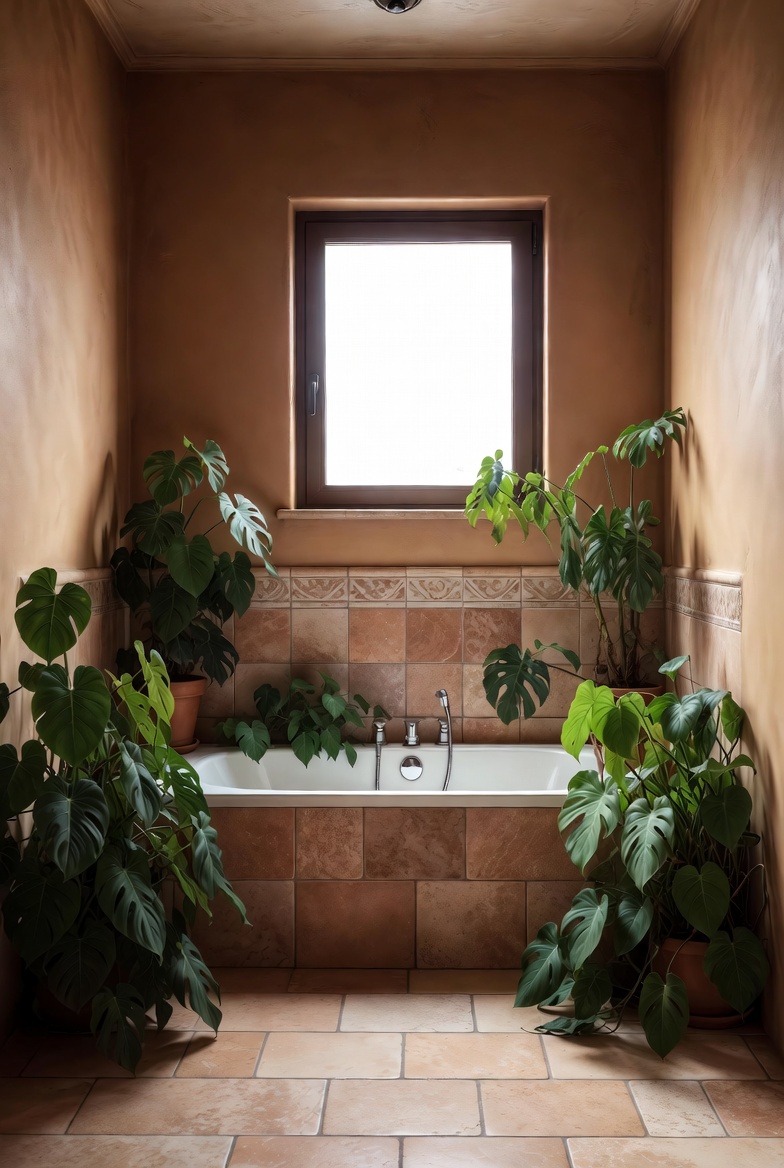 Philodendrons for Soft Green Texture