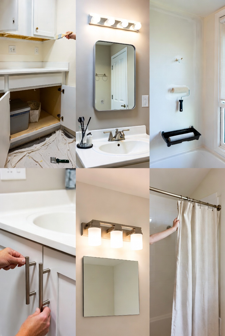 Replace the Shower Curtain and Rod