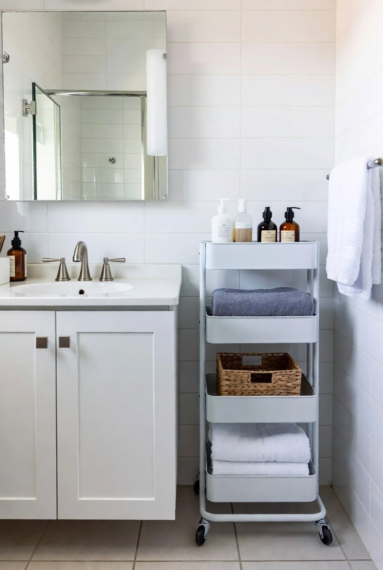 Roll in Multi-Tiered Carts