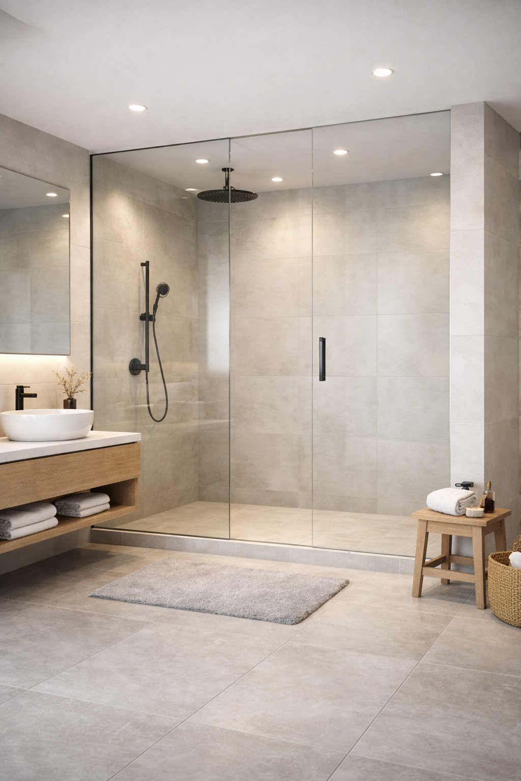 Seamless Glass Shower Designs