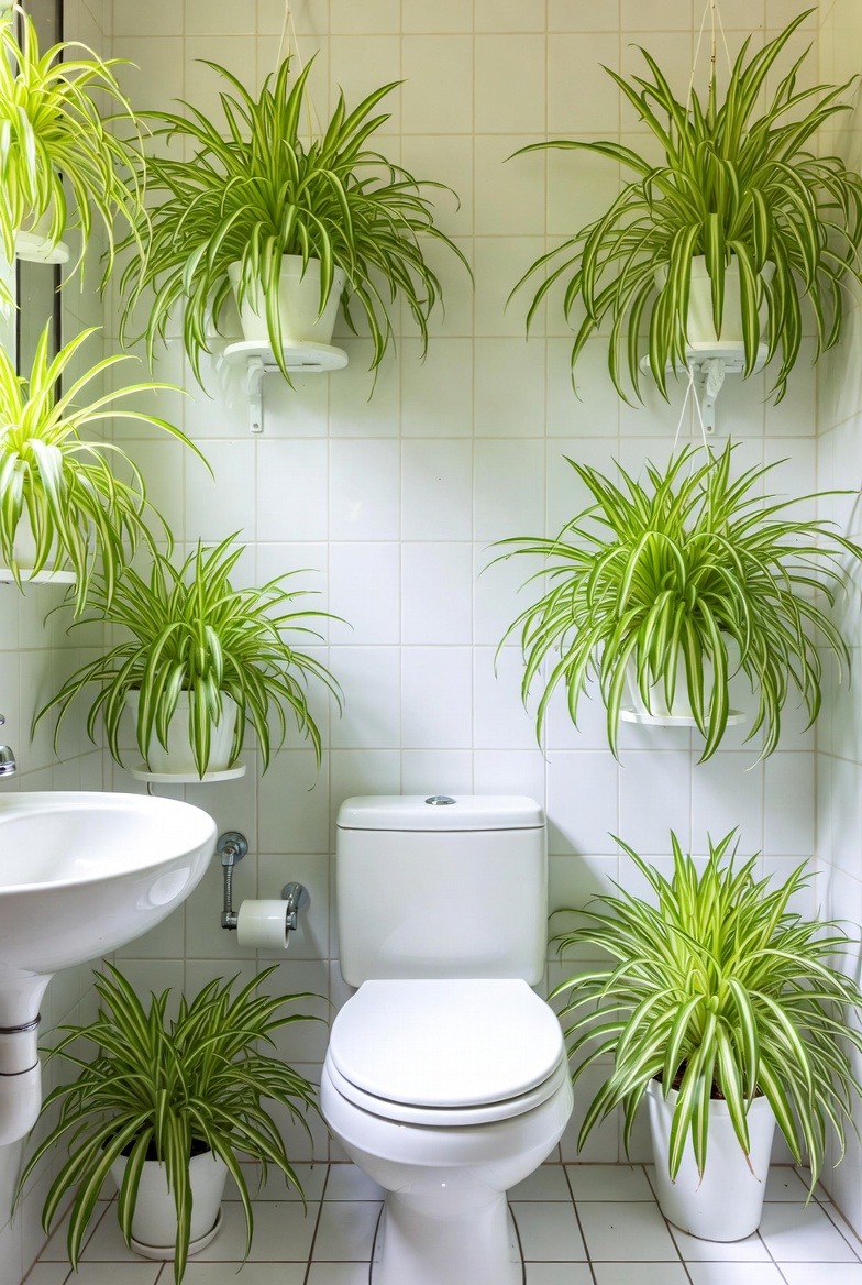Spider Plants for Light and Fresh Energy