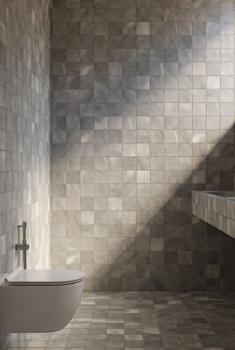 Subtle Patterned Tiles for a Soft Statement