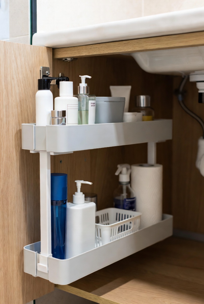 Tiered Shelving to Maximize Vertical Space