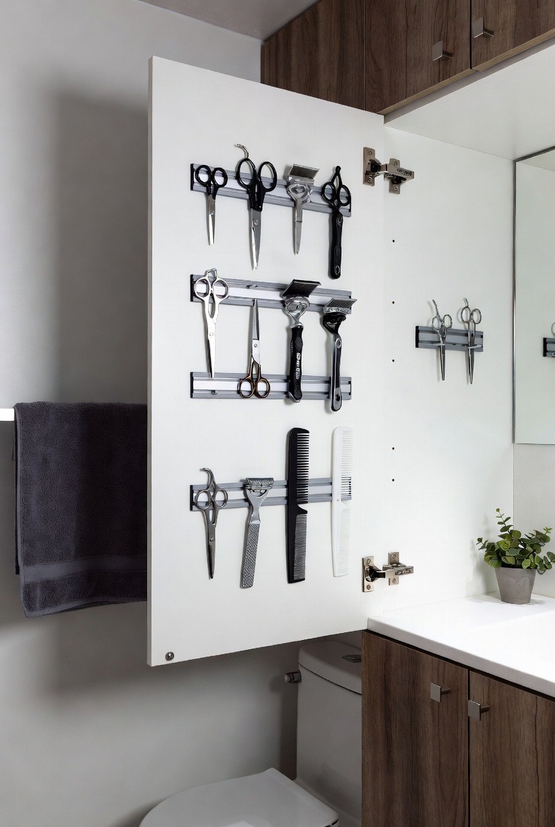 Use Magnetic Strips for Metal Items