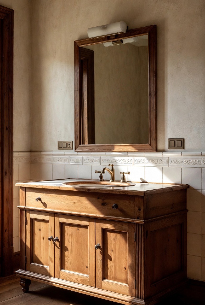 Vintage-Inspired Vanity Design
