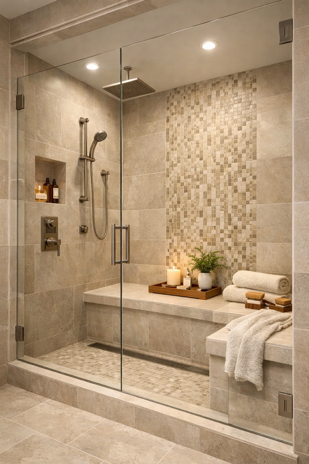 Walk-In Showers with Bench Seating