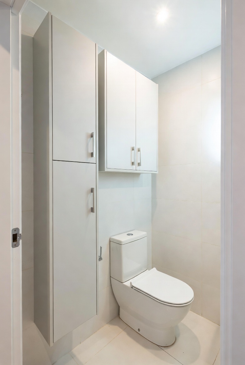 Wall-Mounted Cabinets for a Clean Look