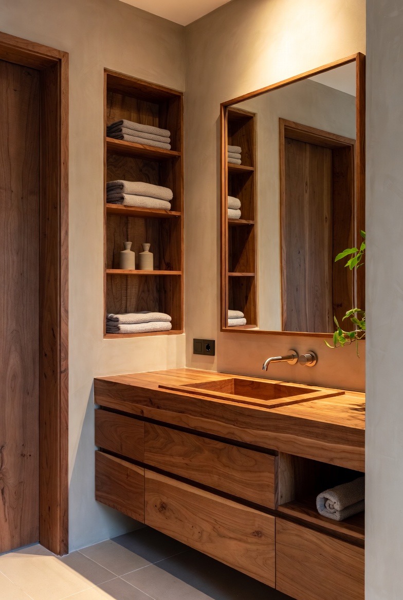 Warm Up with Natural Wood Accents