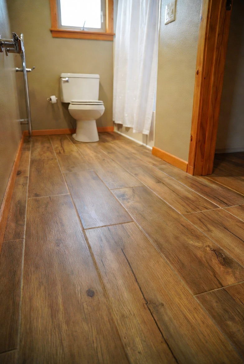 Wood-Look Tiles for Warmth Without Worry