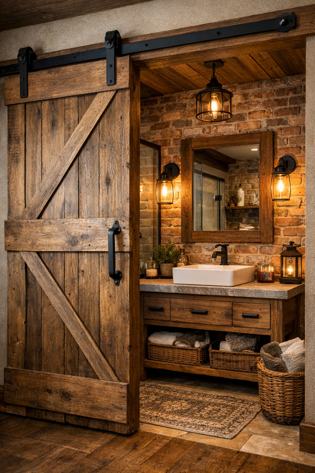 Barn-Style Doors for Visual Impact