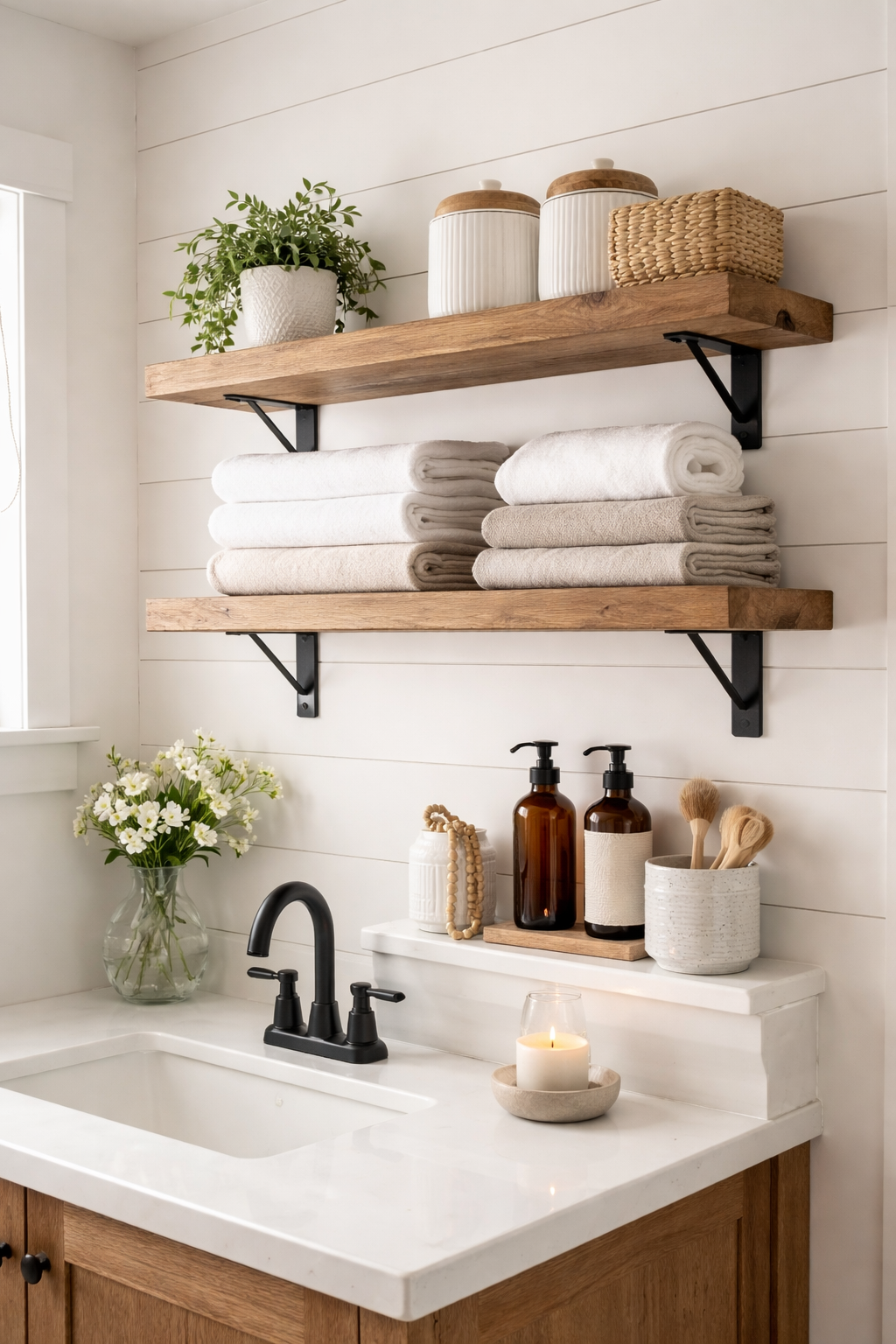 Bring in Open Shelving for Practical Display