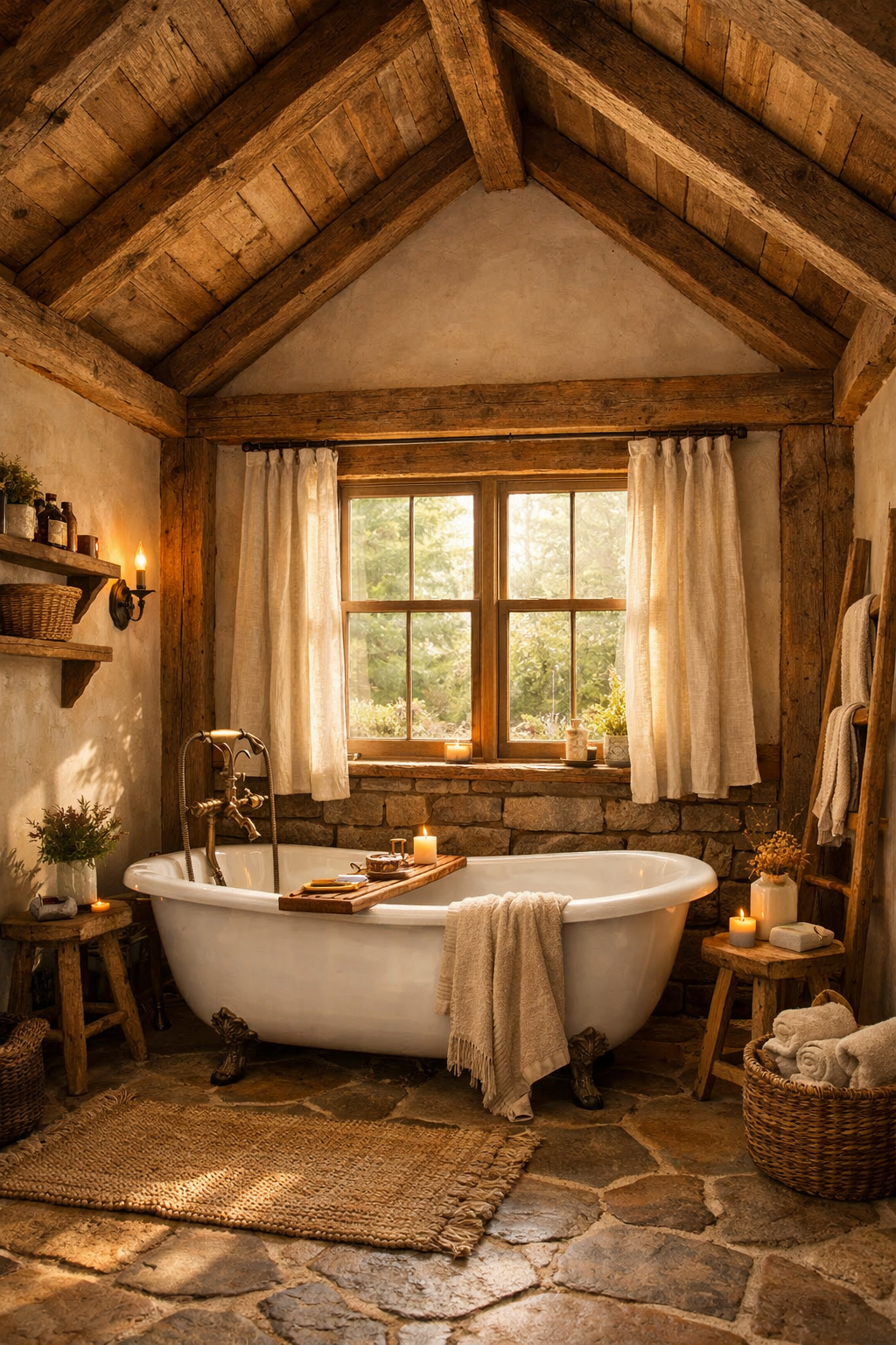 Exposed Wood Beams for Architectural Character