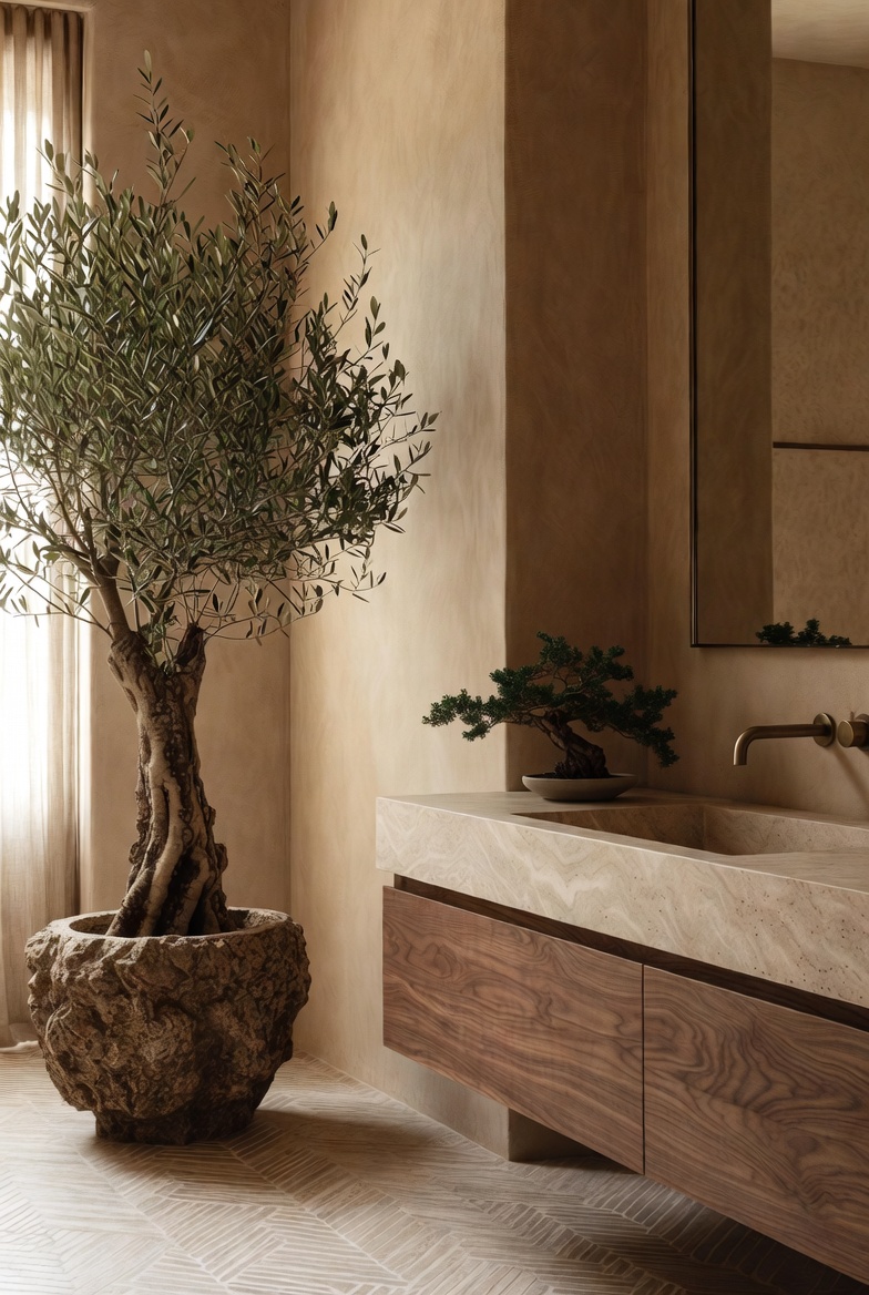 Add Organic Greenery Sparingly