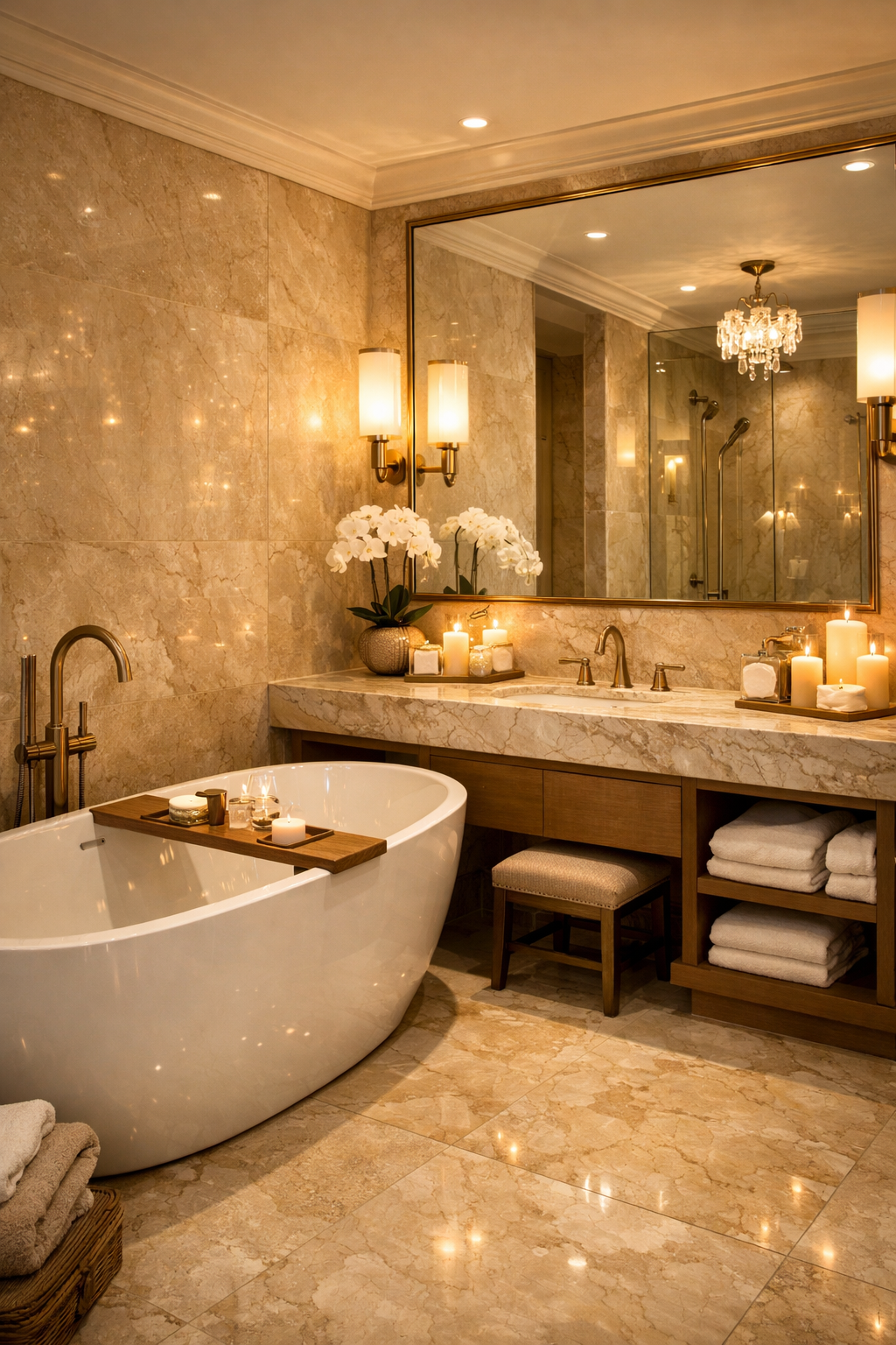 Beige Marble for a Luxurious Feel