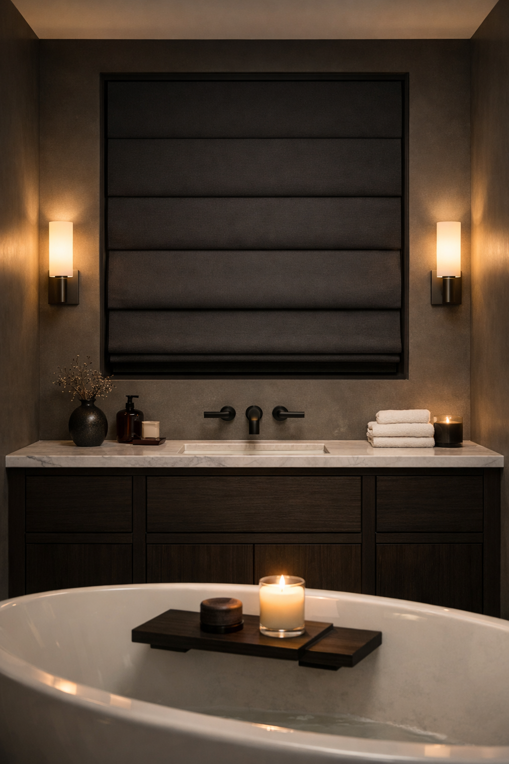 Blackout Roman Shades for Complete Privacy
