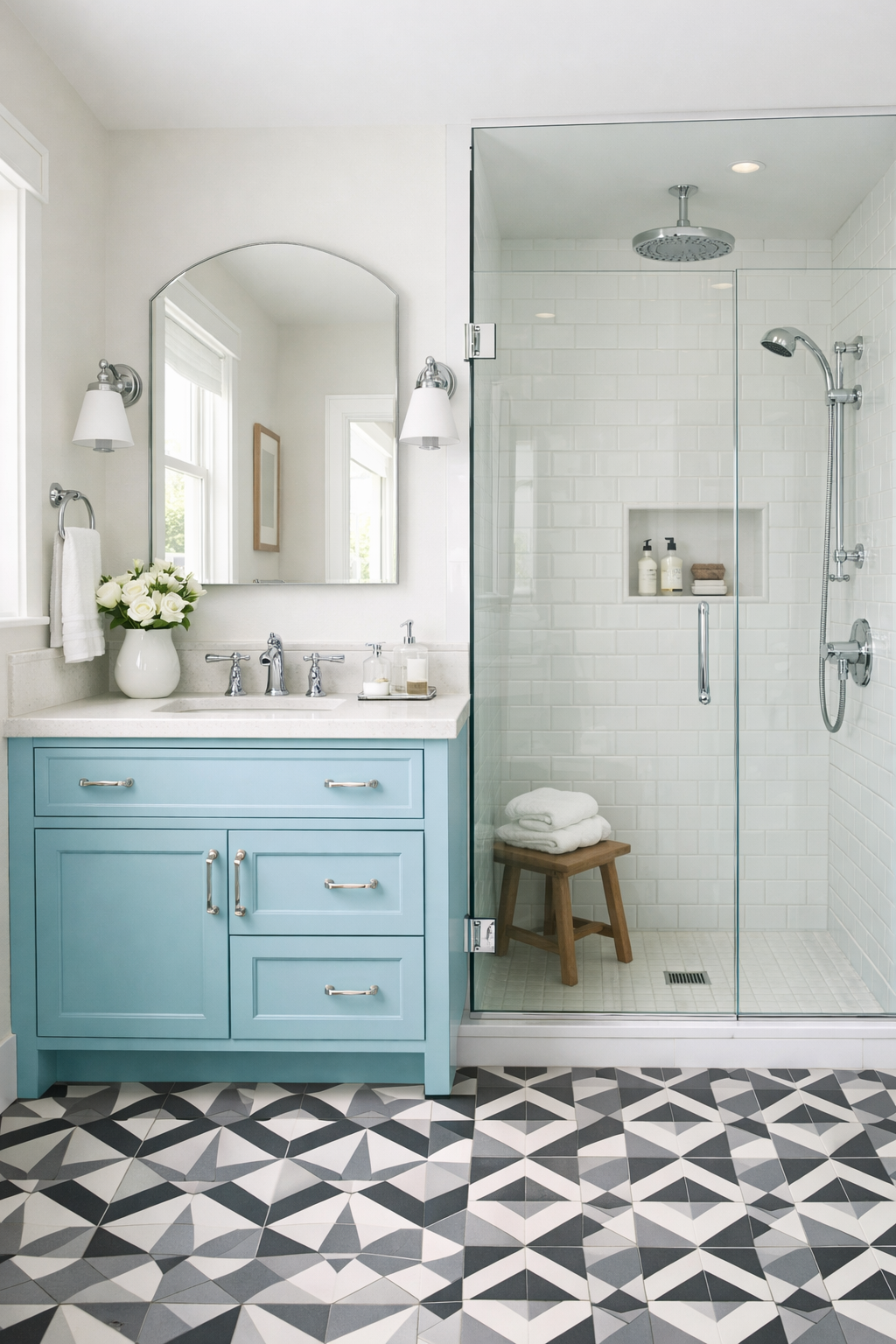 Blend Retro Colors with Contemporary Layouts