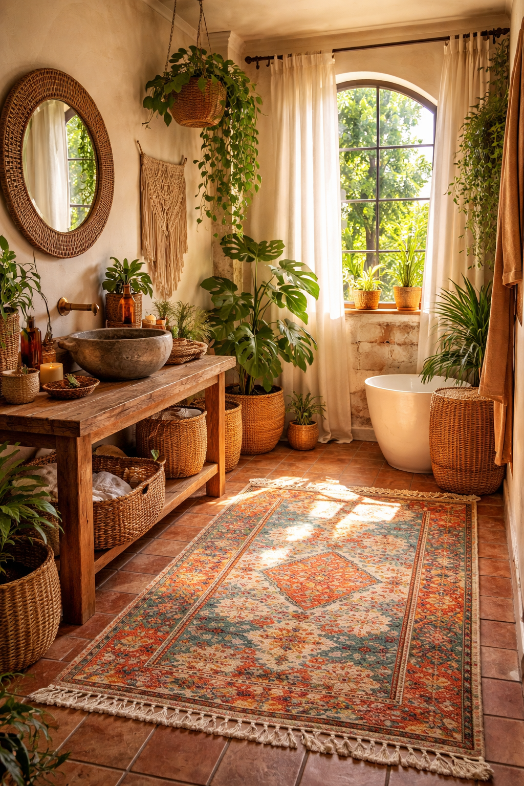 Bohemian Rugs for Artistic Flair
