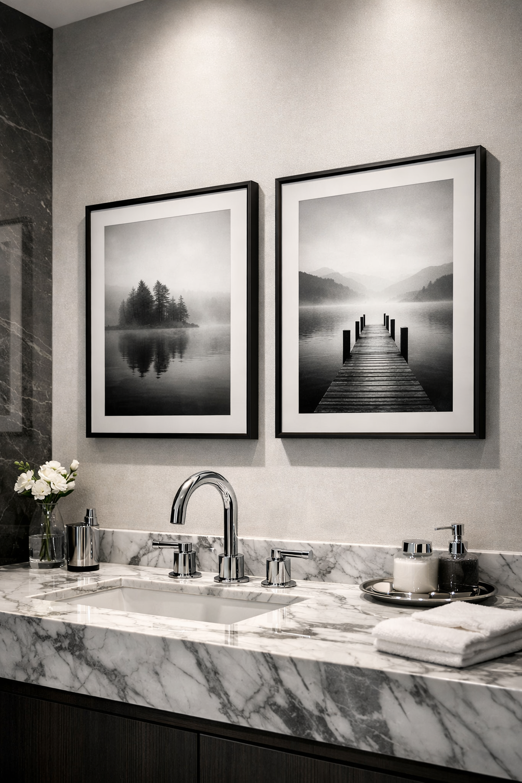 DIY Monochrome Photo Transfers for Elegant Simplicity