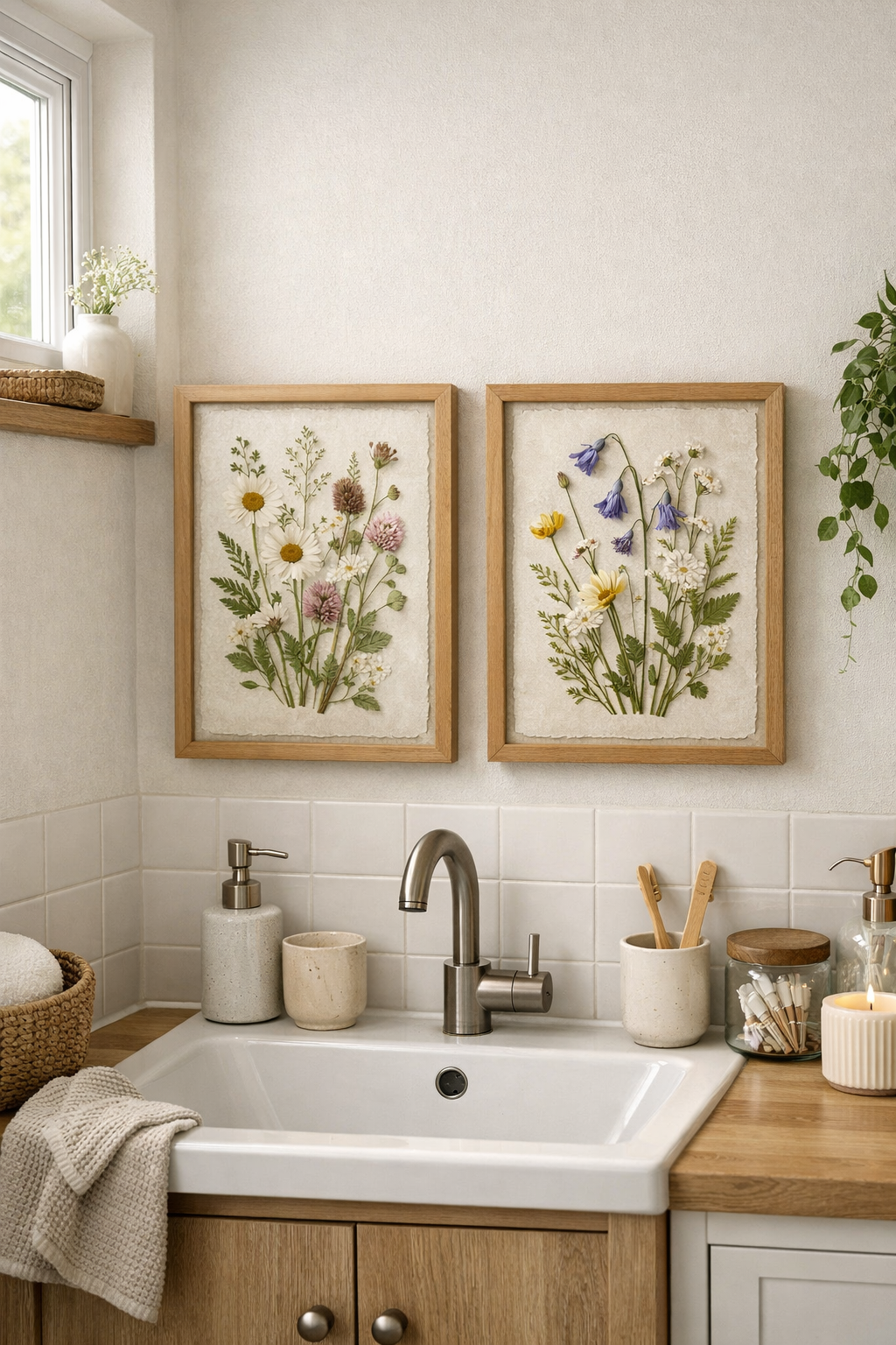 DIY Pressed Flower and Herb Art for a Fresh and Natural Look