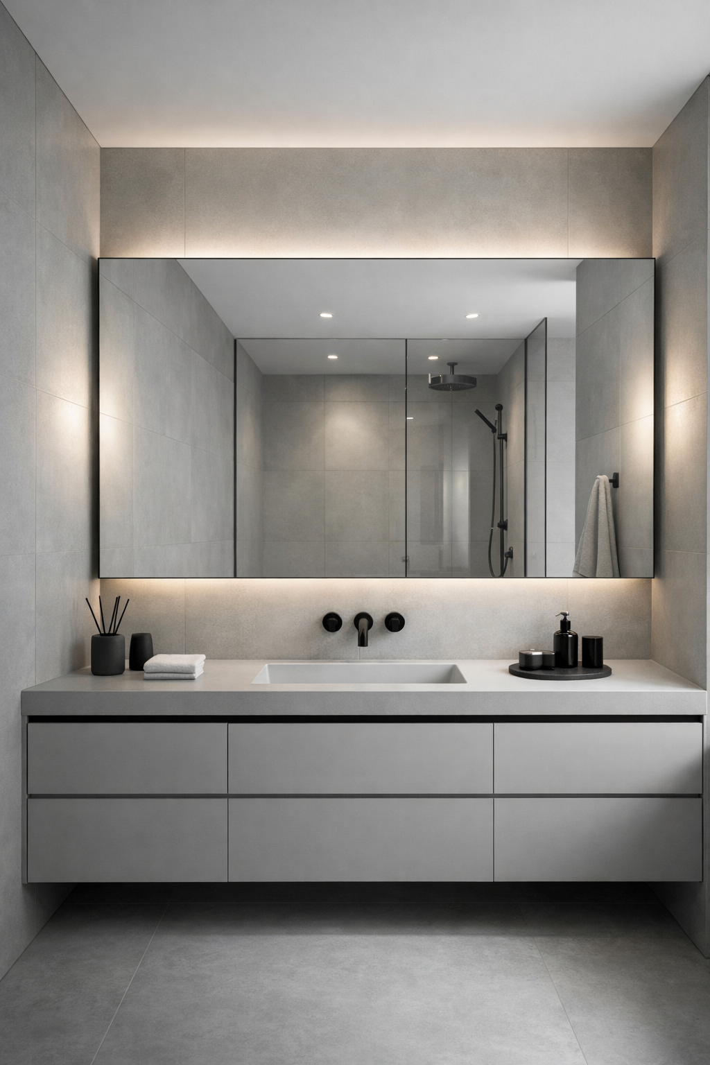 Frameless Mirrors for a Sleek Modern Look