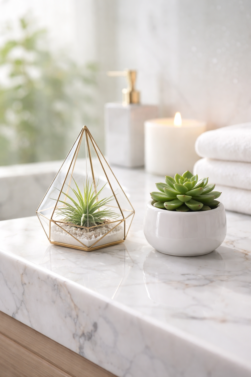 Graceful Potted Succulent or Air Plant