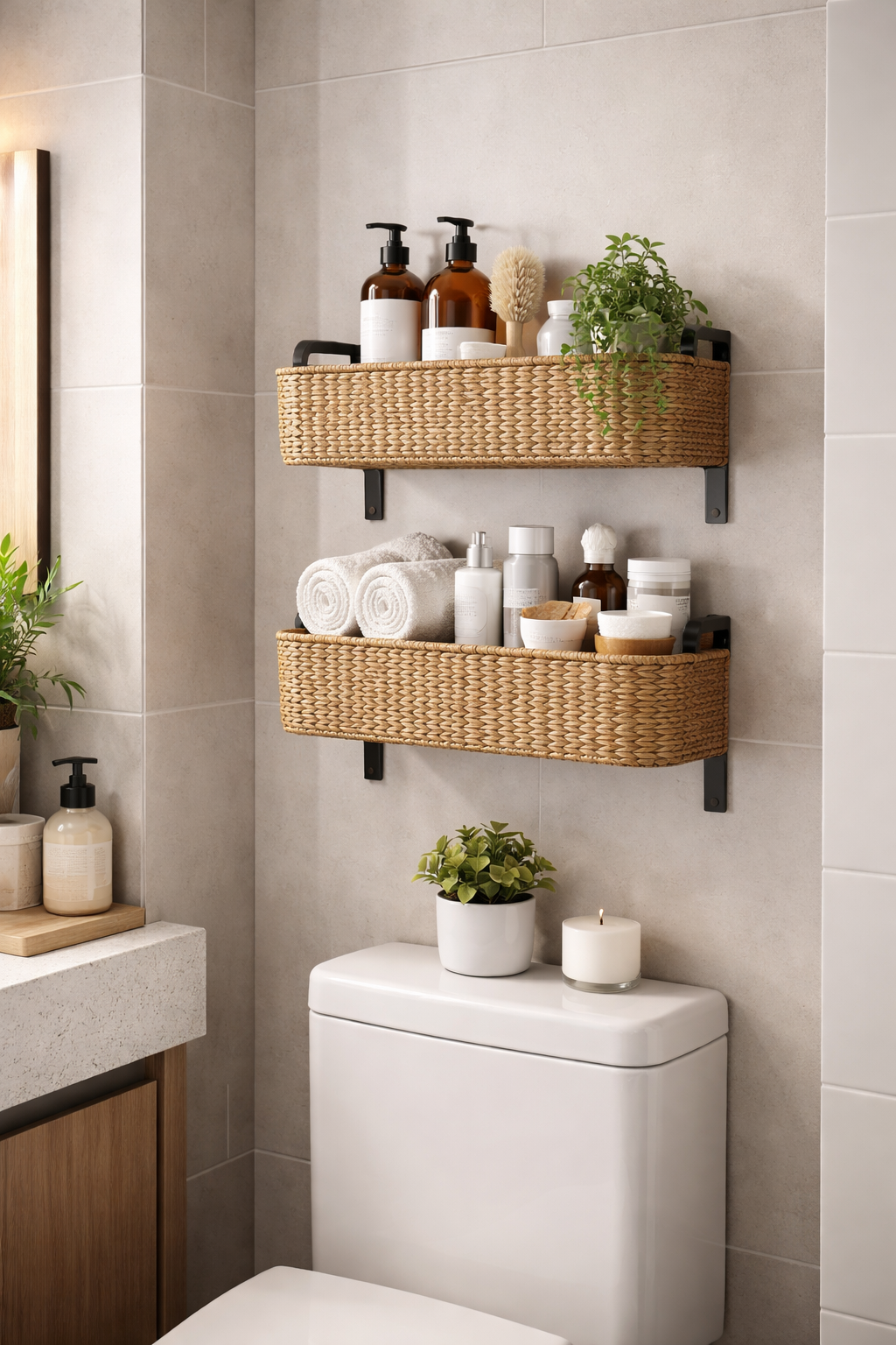 Hanging Wall Baskets for Space Saving