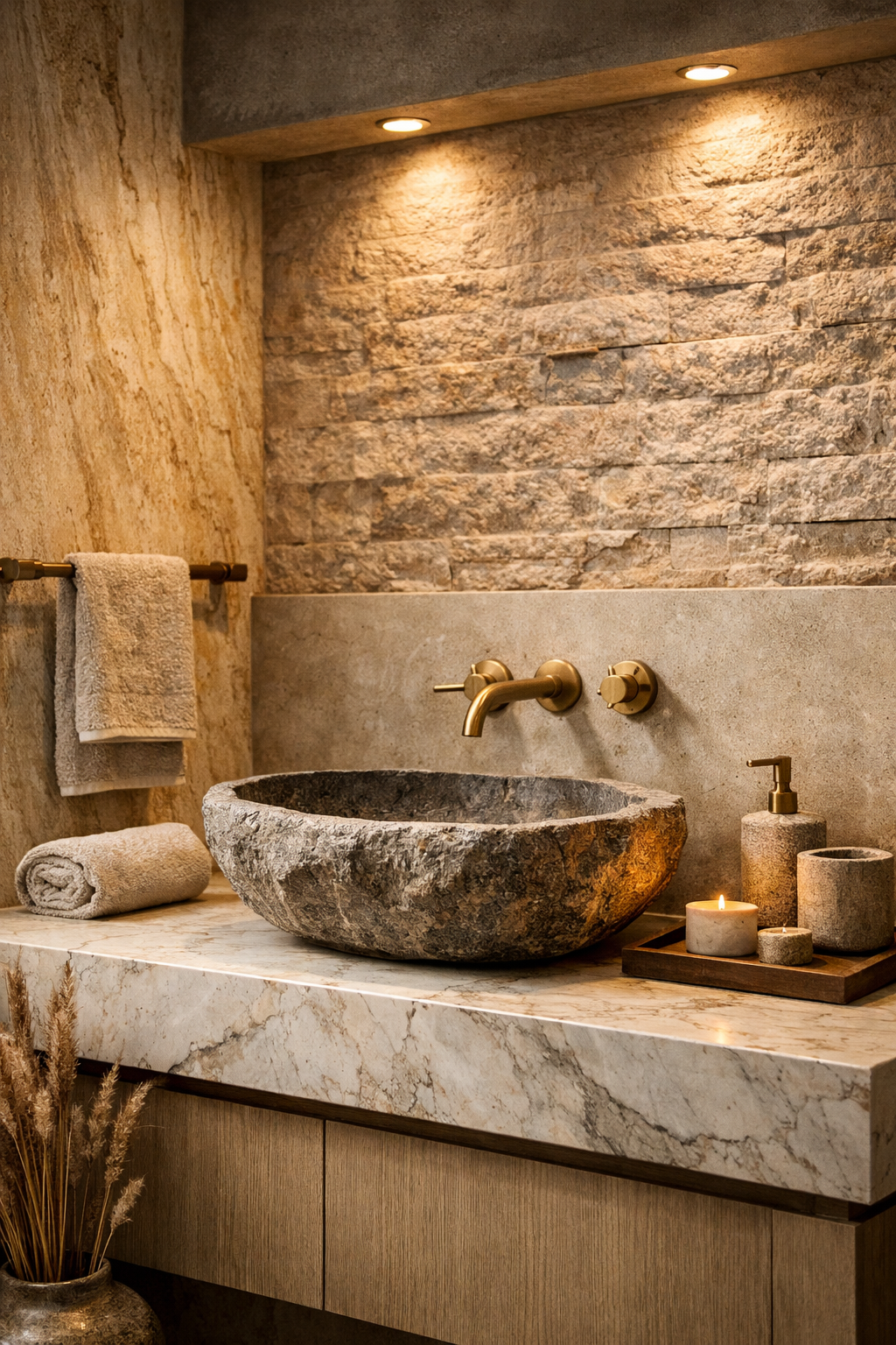 Highlight Natural Stone and Textured Surfaces