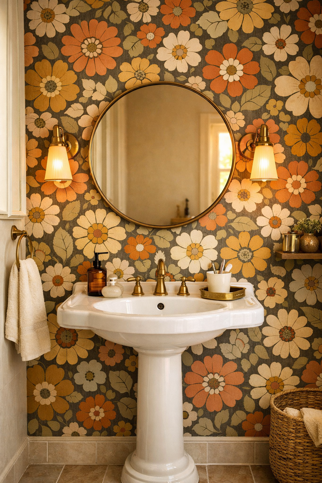 Incorporate Bold Wallpaper Accents