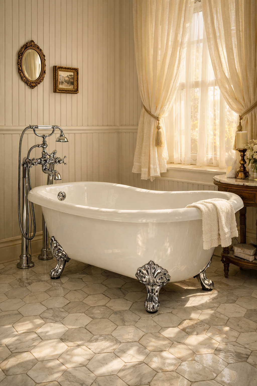 Install a Clawfoot or Pedestal Tub