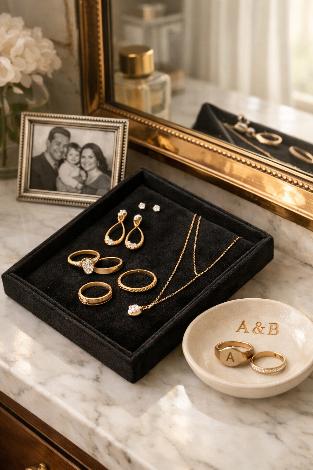 Jewelry and Personal Touches Display