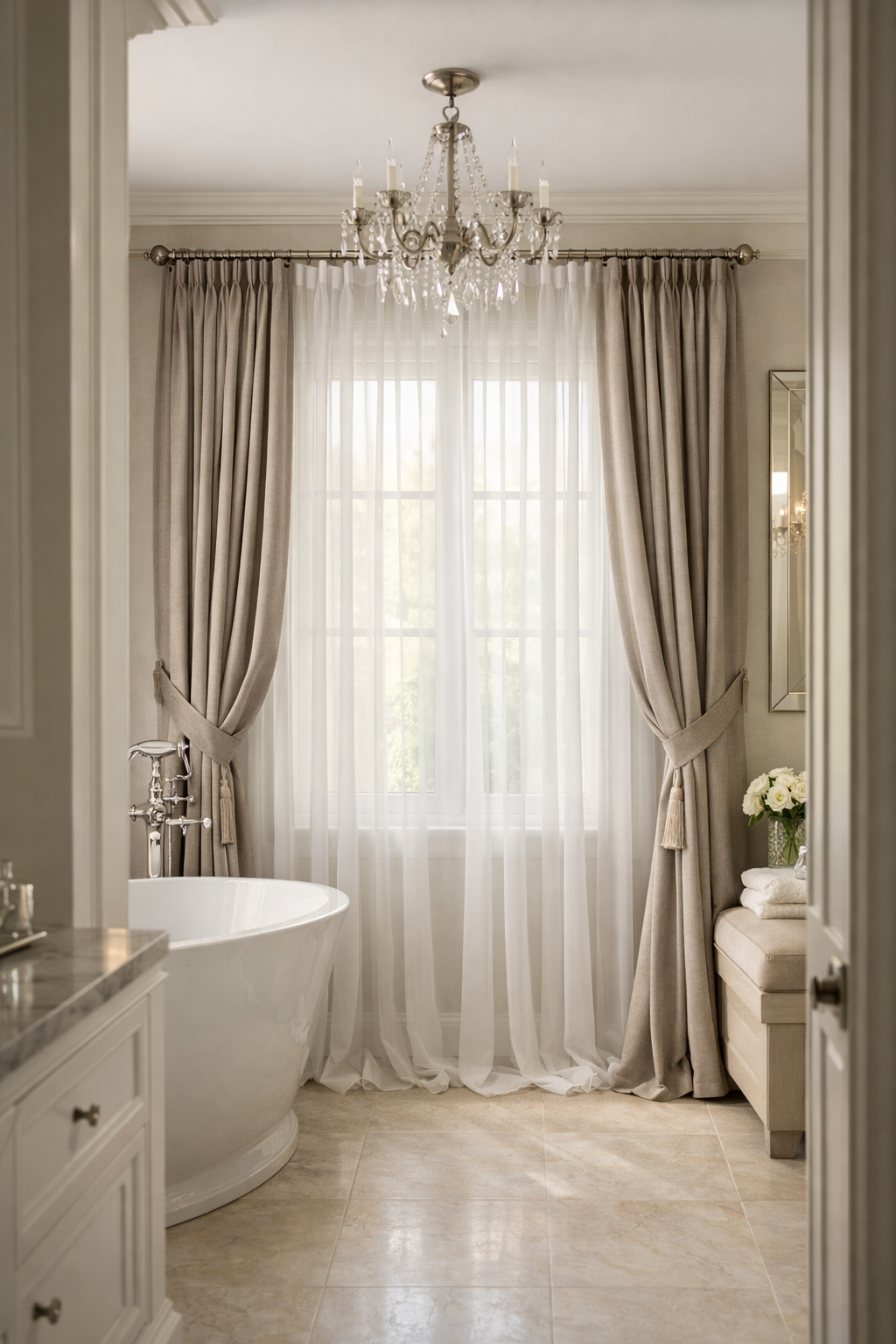 Layered Curtains for Versatility
