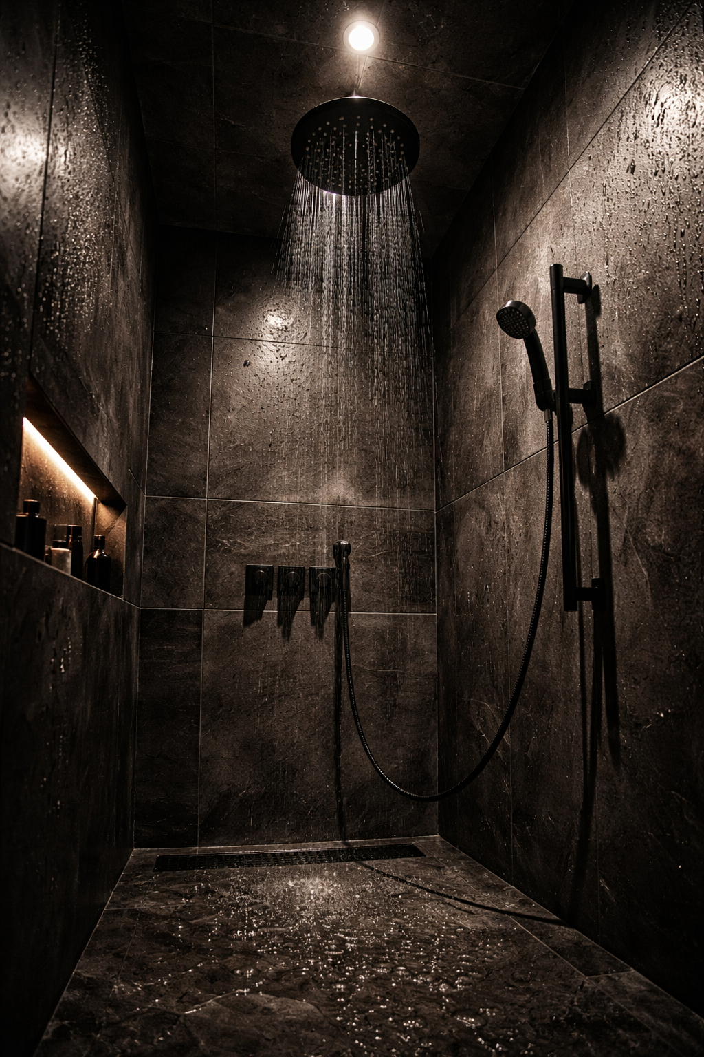 Matte Black Shower Fixtures