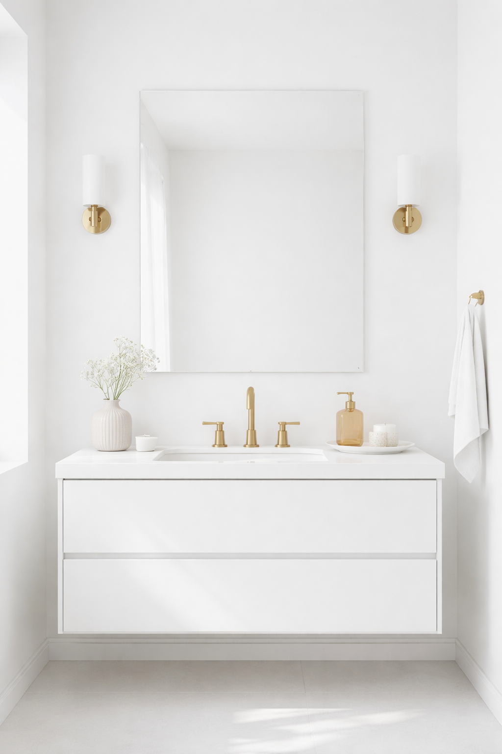Minimalist Designs with Brass Highlights