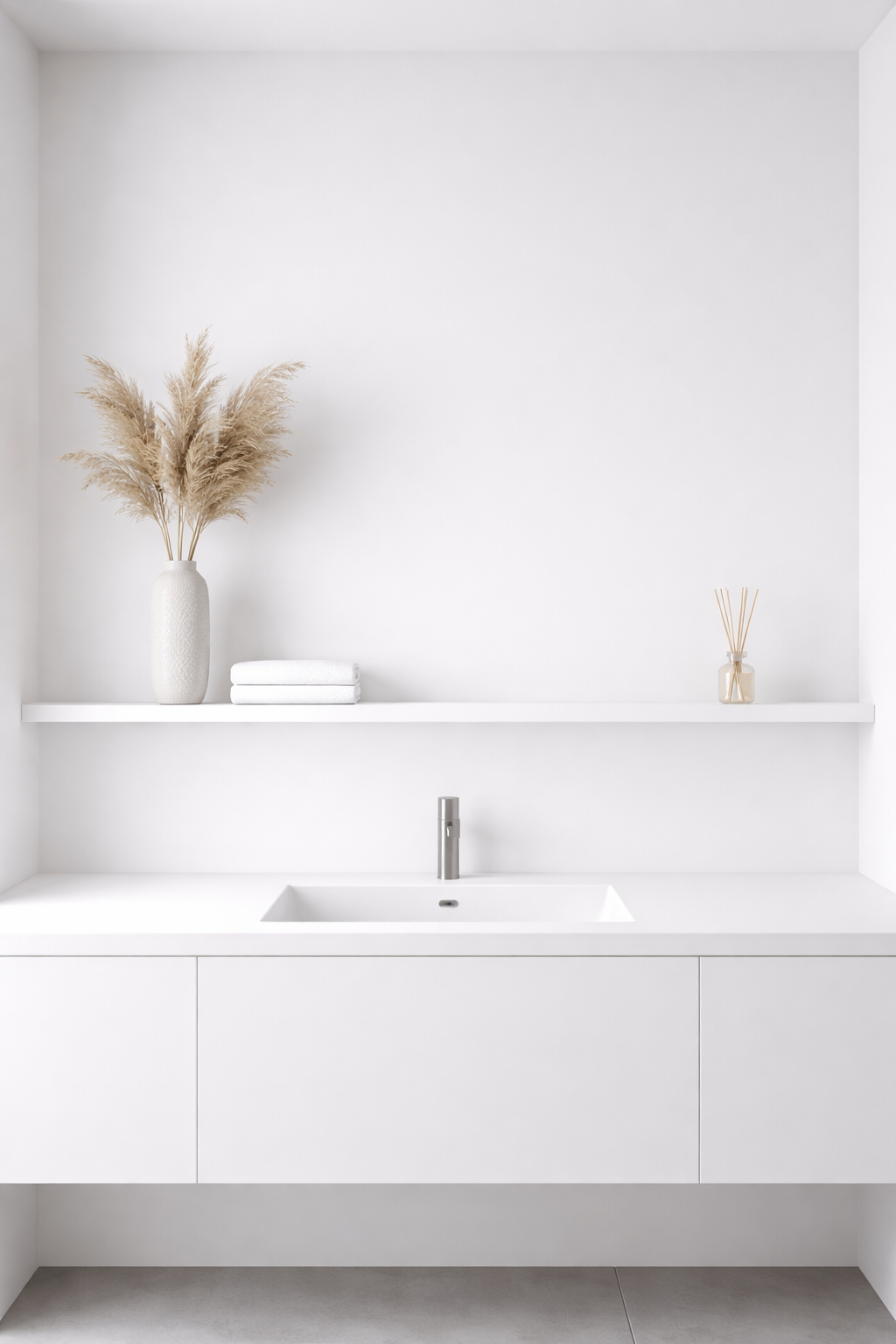 Minimalist Single Floating Shelf Accent