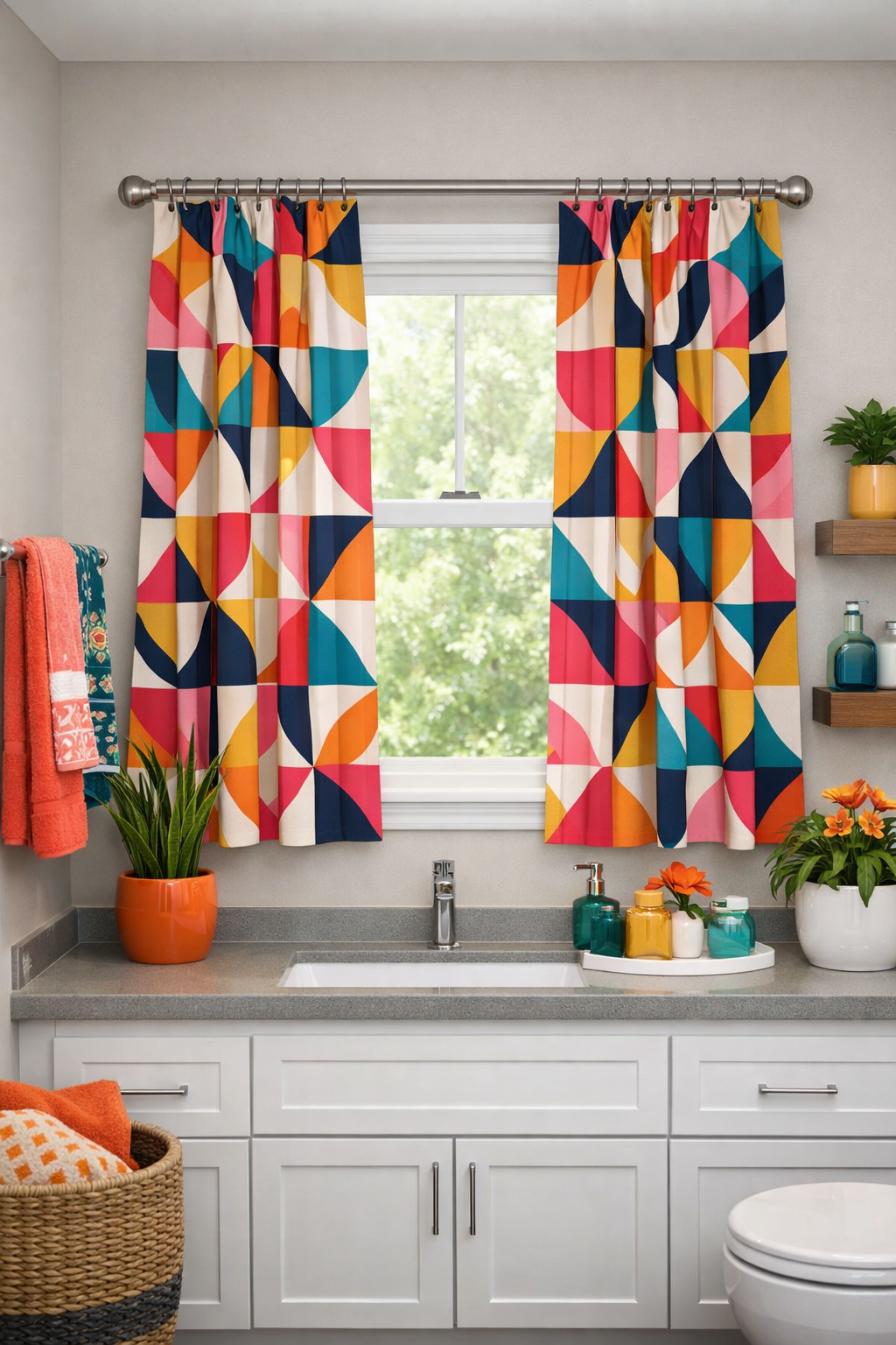 Patterned Curtains for Personality