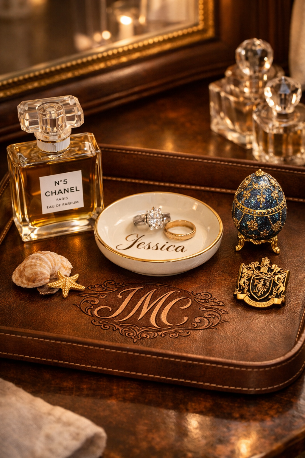 Personalize Your Space with Monogrammed or Custom Trays