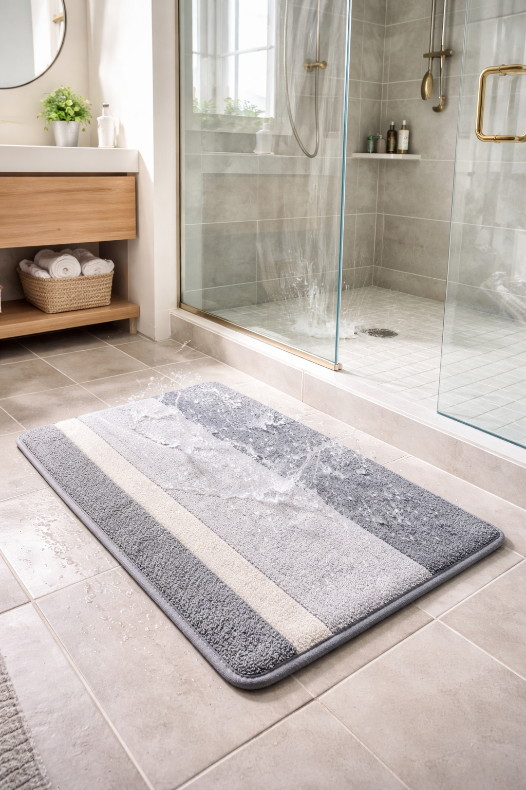 Quick-Dry Rugs for High-Use Bathrooms